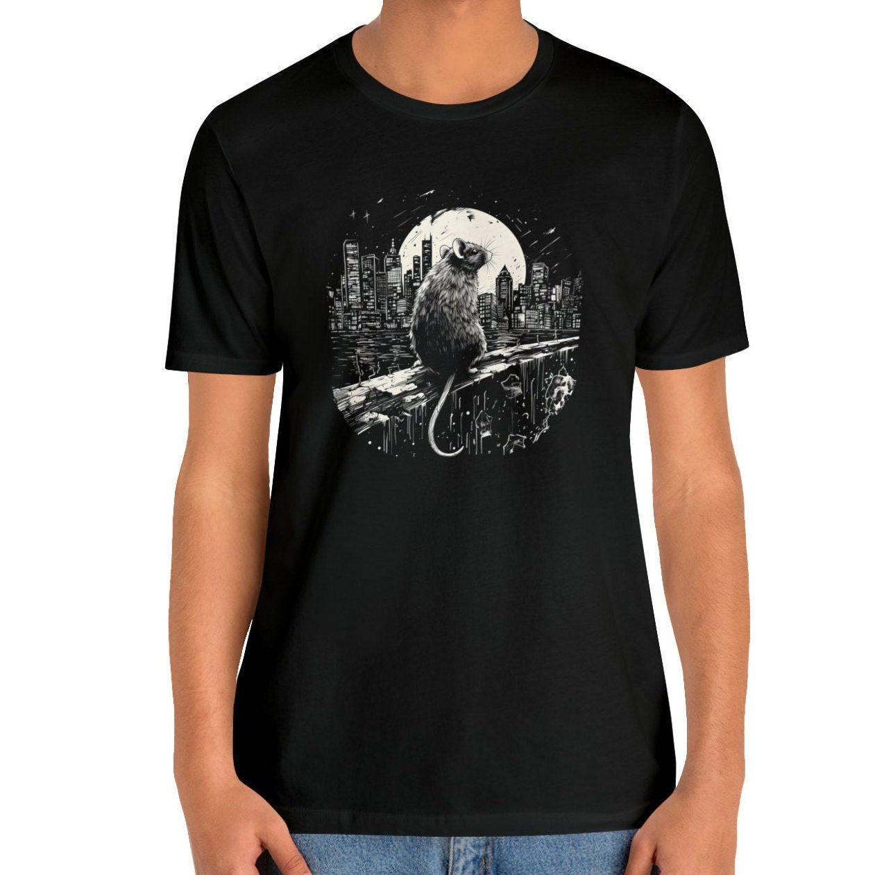 City Rat T-shirt Animal Lover