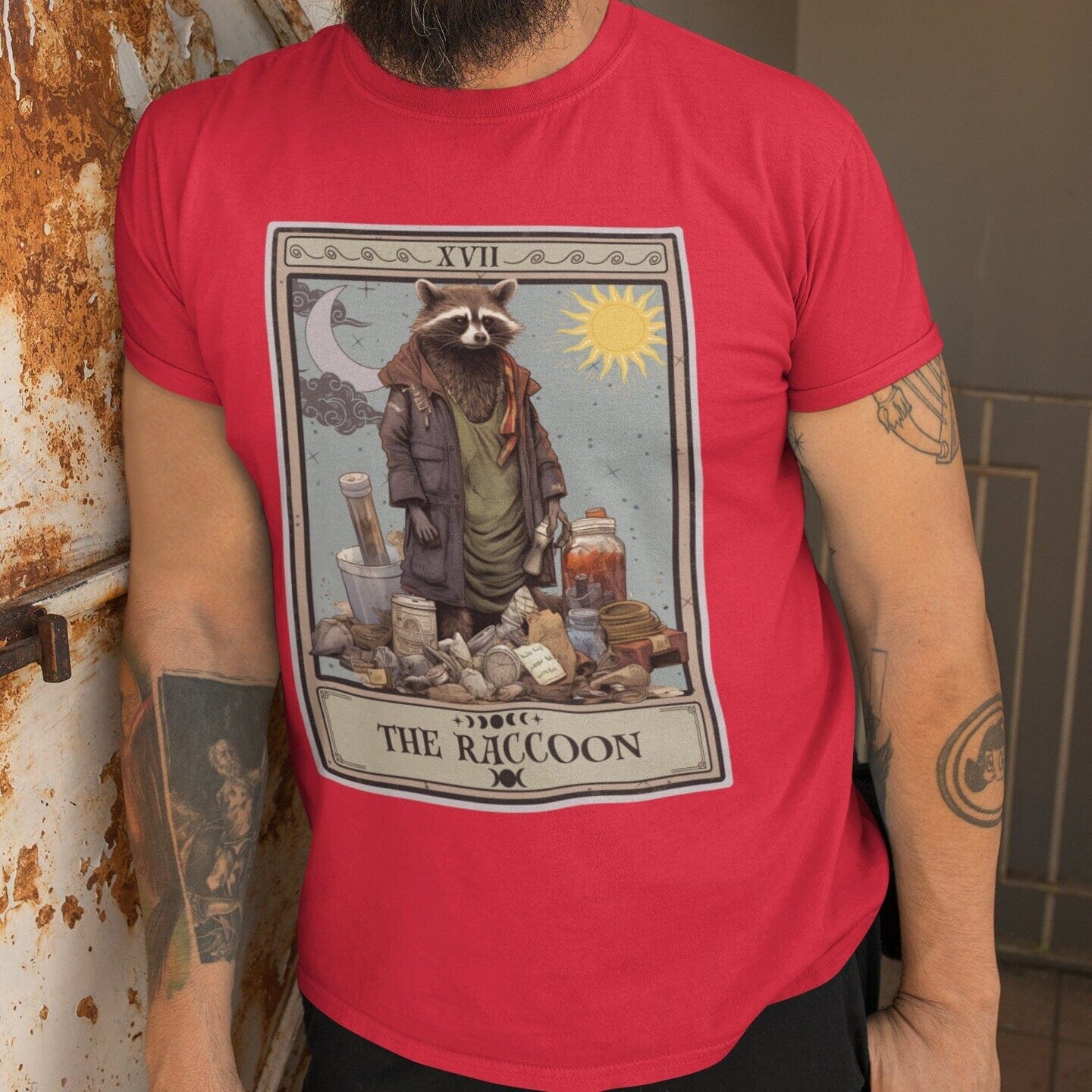 The Raccoon Tarot Card Shirt