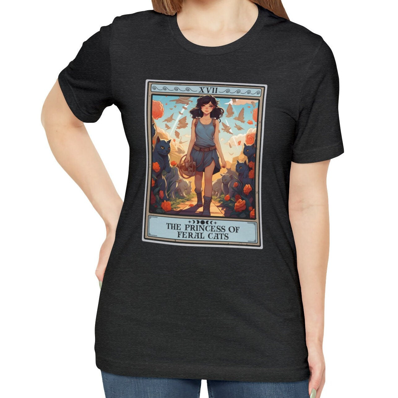 The Princess of Feral Cats Tarot Card Shirt, Feral Cat