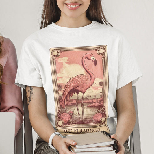 The Flamingo Tarot Card Shirt