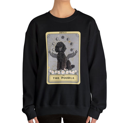 The Poodle Tarot Card Sweatshirt, Dog Lover