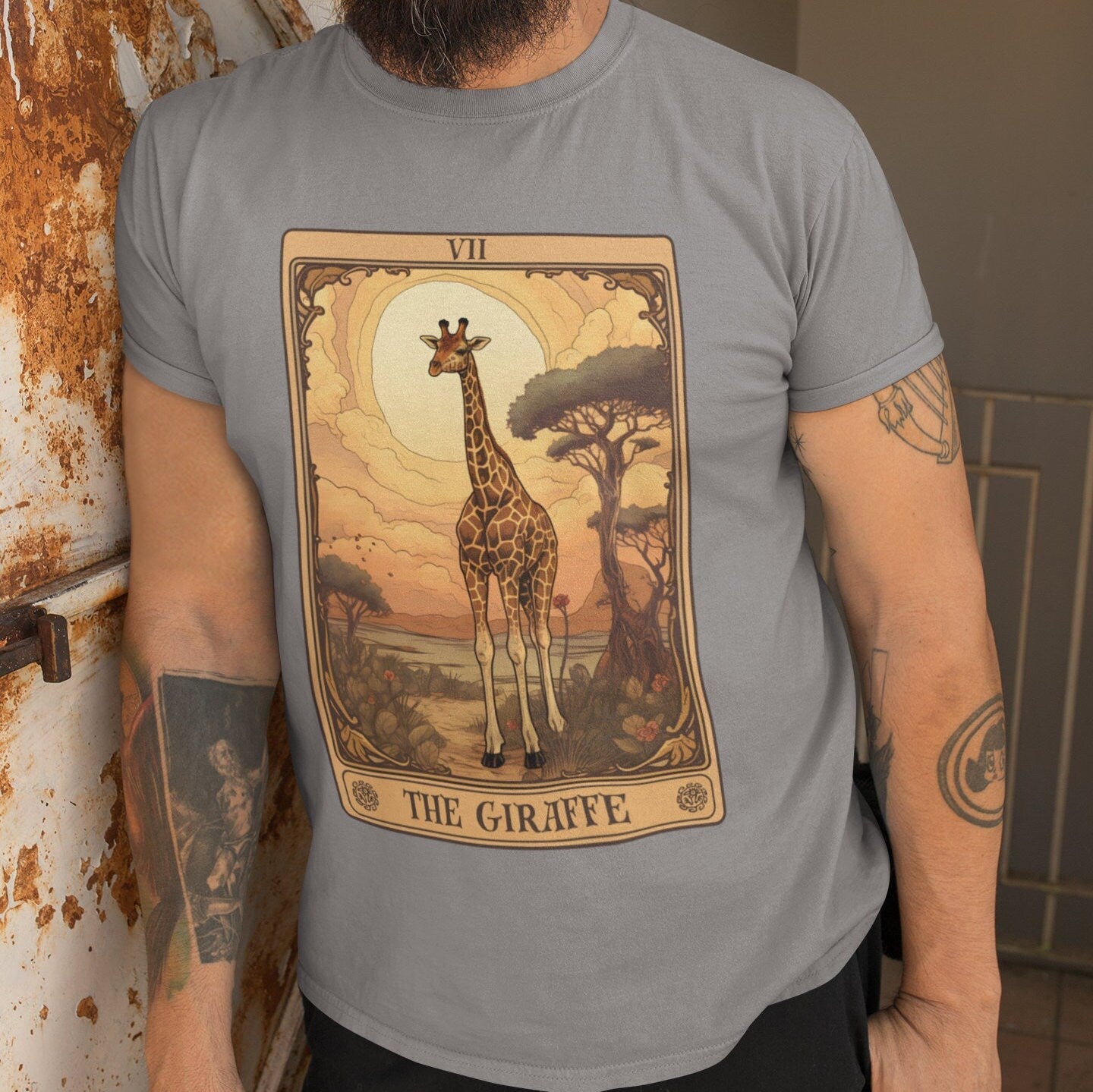 The Giraffe Tarot Card Shirt, Animal