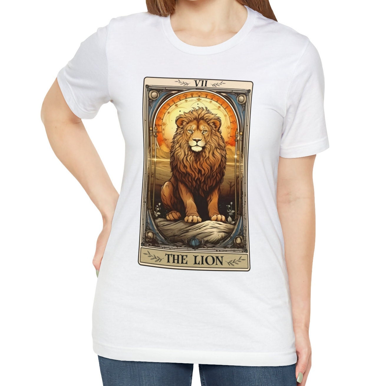 The Lion Tarot Card Shirt, Animal Lover