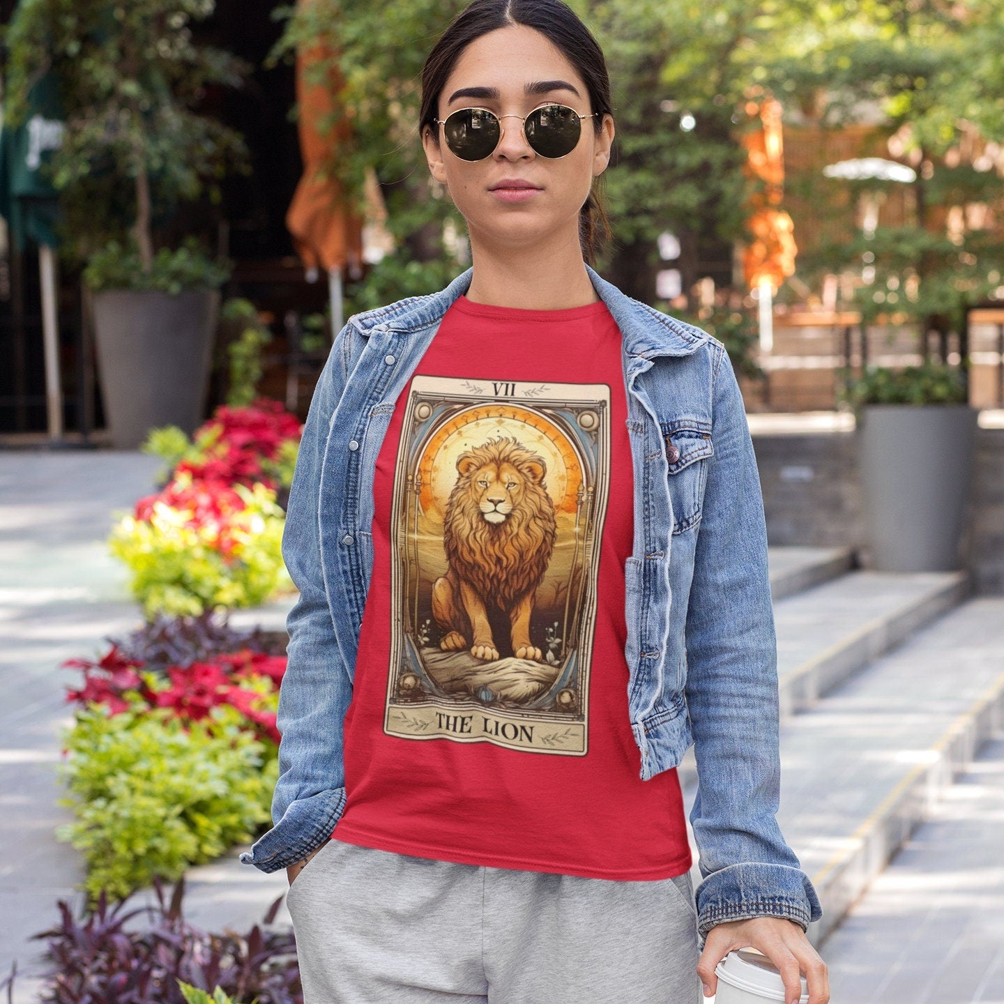 The Lion Tarot Card Shirt, Animal Lover