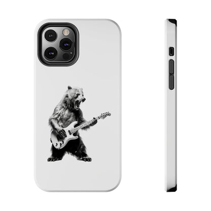 Bear Playing Bass Guitar iPhone Case