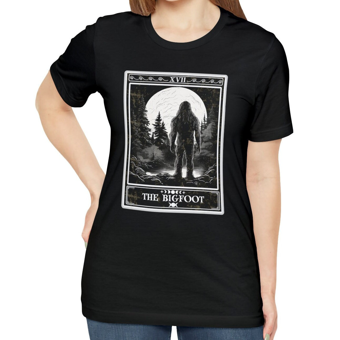 Bigfoot Tarot Card Shirt