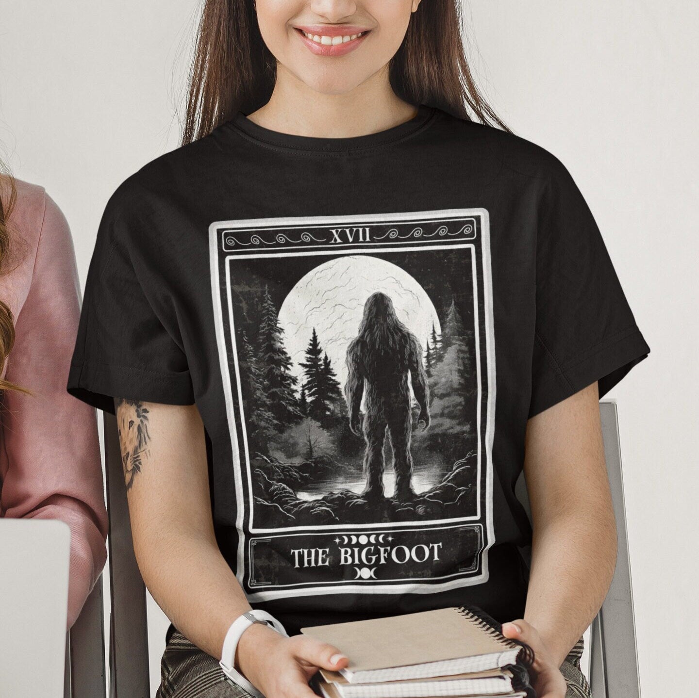 Bigfoot Tarot Card Shirt