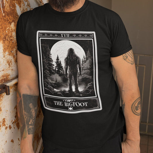 Bigfoot Tarot Card Shirt