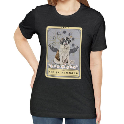 The Saint Bernard Tarot Card Dog Shirt