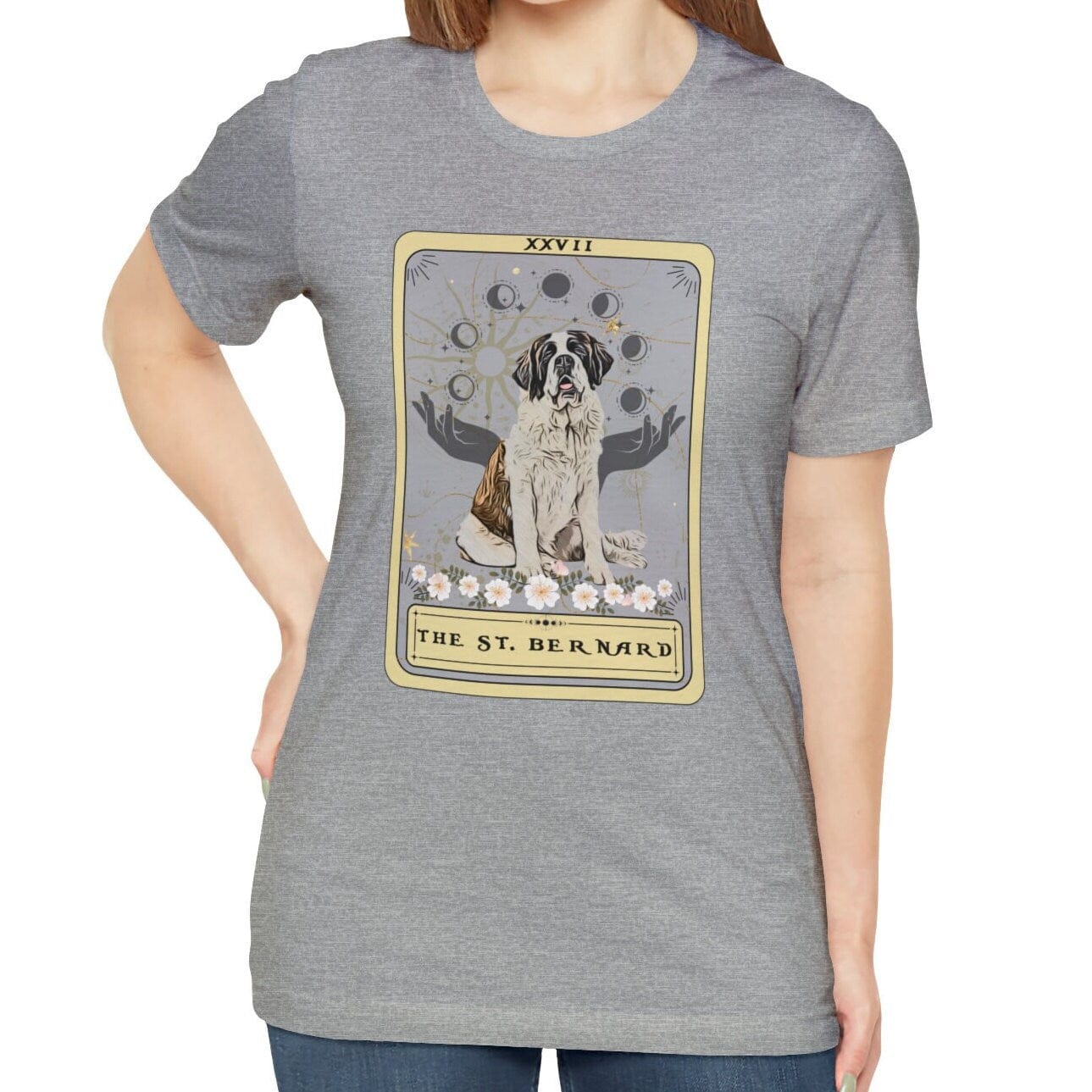 The Saint Bernard Tarot Card Dog Shirt