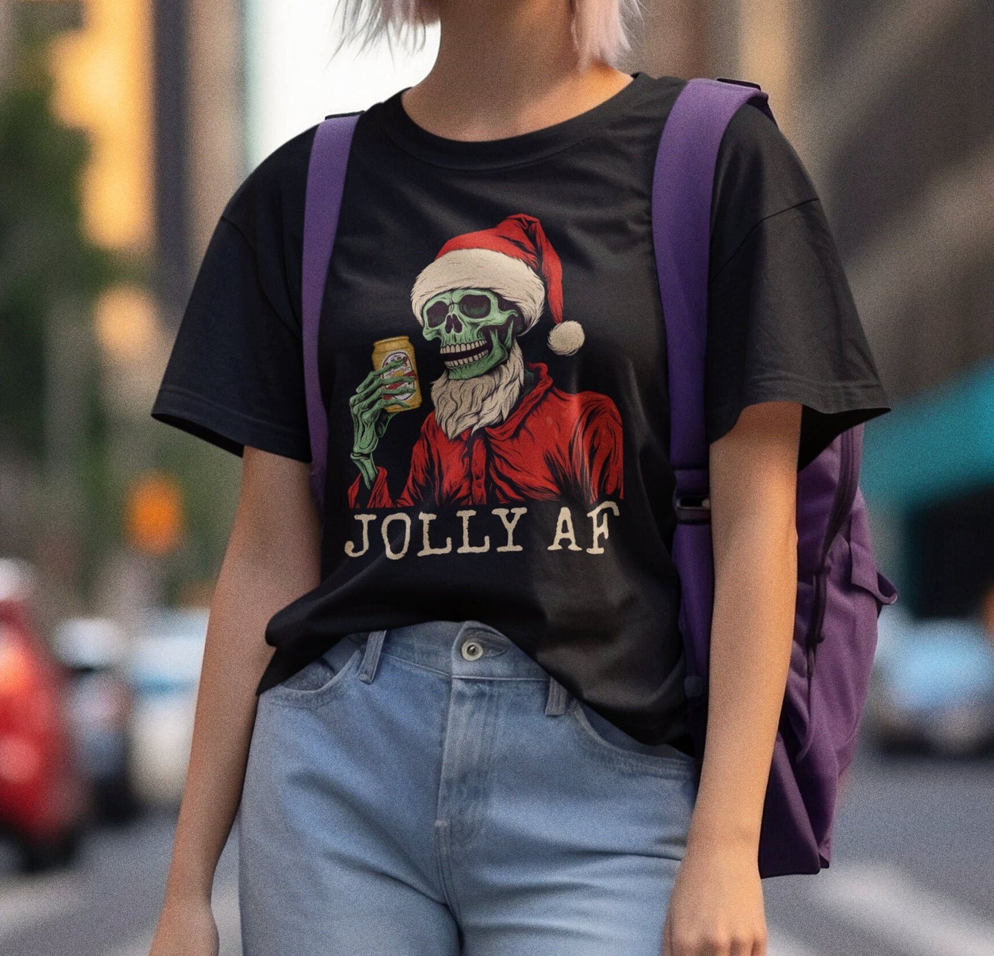 Beer Christmas Skeleton Shirt