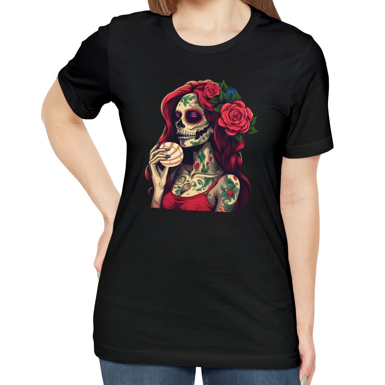 Sugar Skull Pan Dulce Shirt Day of the Dead