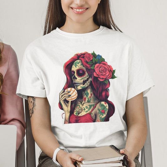 Sugar Skull Pan Dulce Shirt Day of the Dead