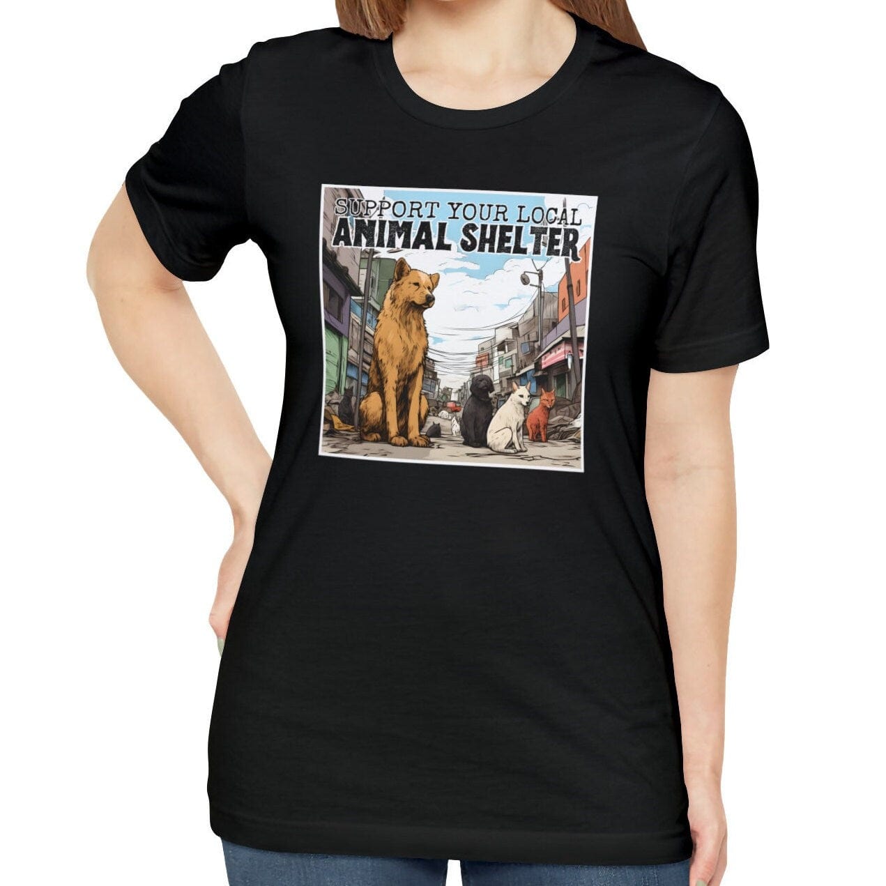 Support Your Local Animal Shelter T-Shirt