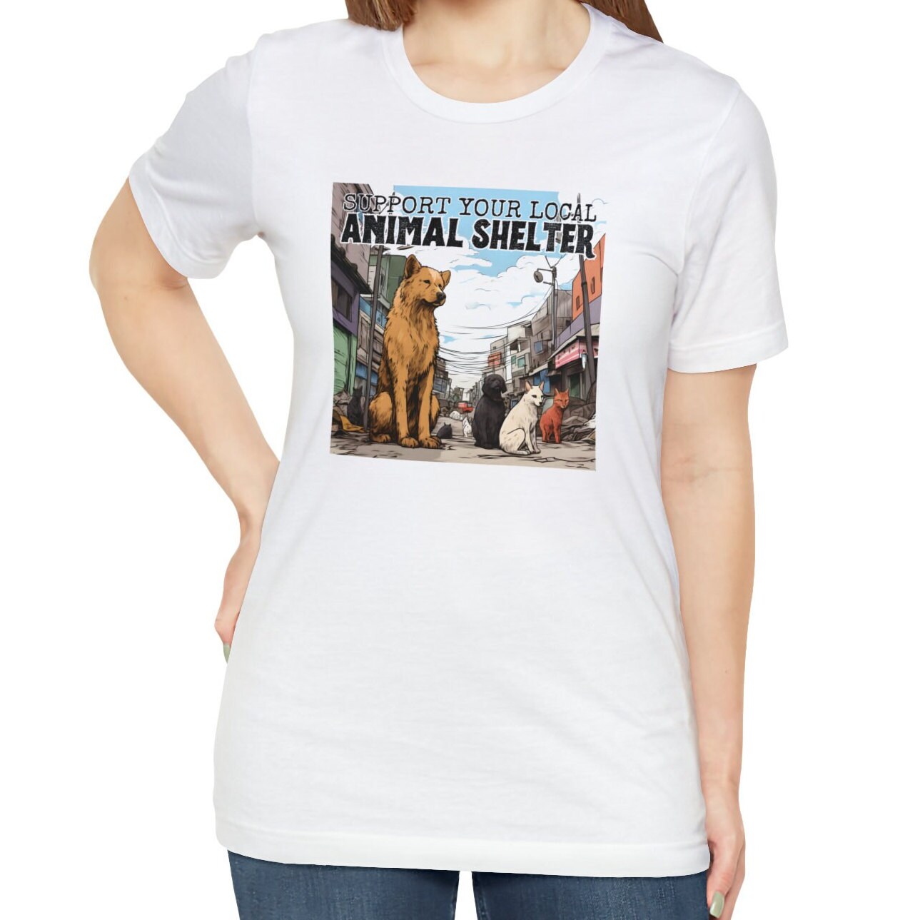 Support Your Local Animal Shelter T-Shirt