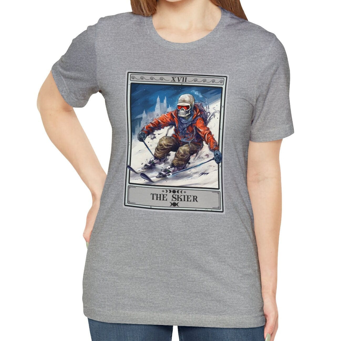 The Skier Tarot Card Shirt, Skiing Ski