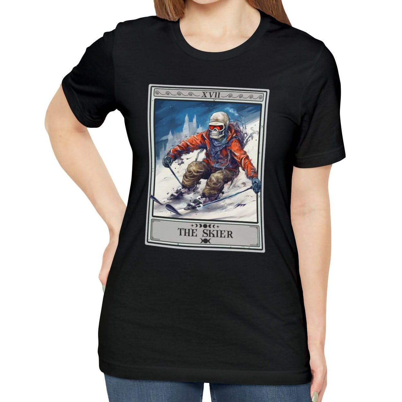 The Skier Tarot Card Shirt, Skiing Ski