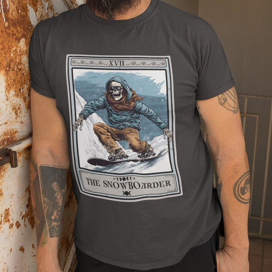 The Snowboarder Tarot Card Shirt, Snowboarding