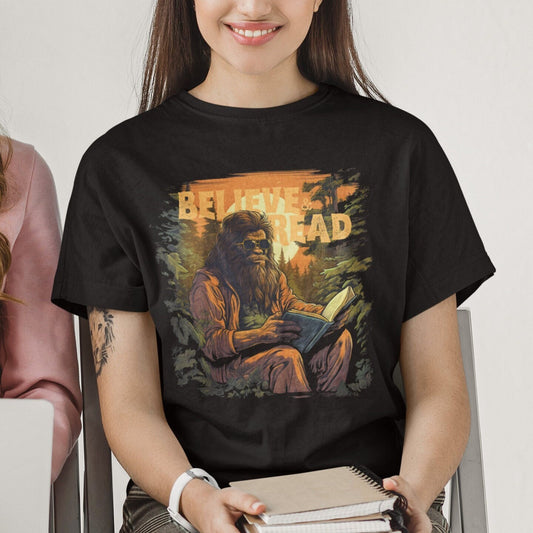 Bigfoot Reading Shirt