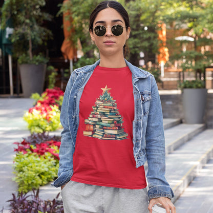 Christmas Book Tree Shirt