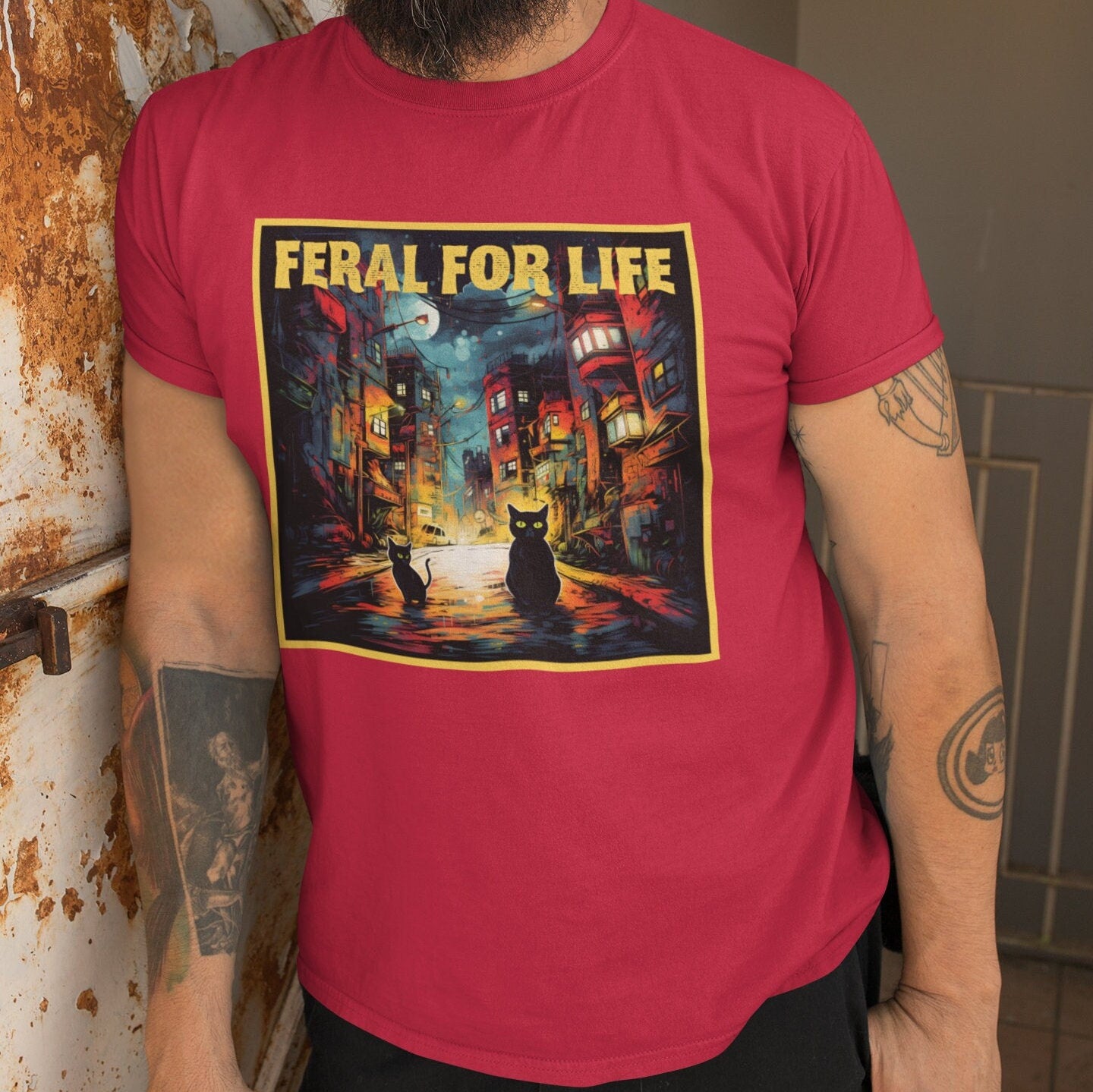 Feral For Life Cat Shirt