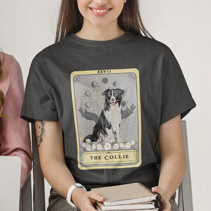 Border Collie Tarot Card Shirt