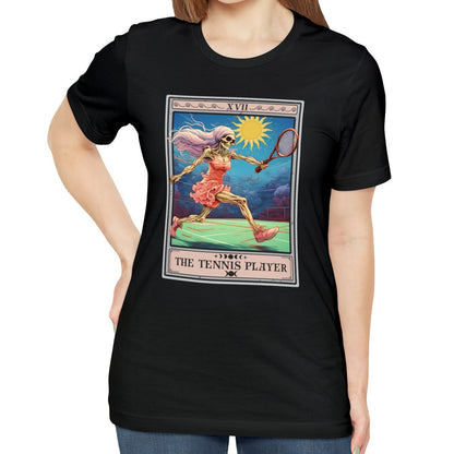 Tennis Player Tarot Card Shirt