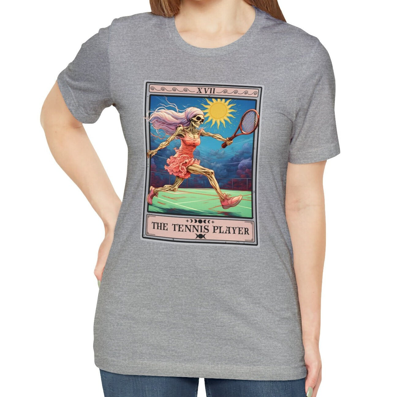 Tennis Player Tarot Card Shirt