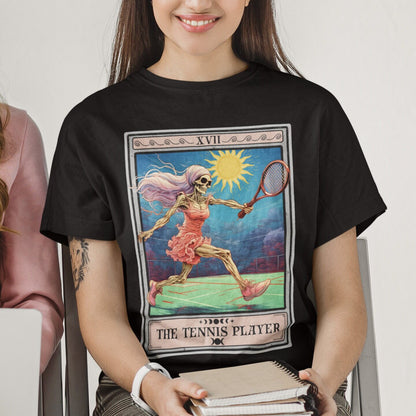 Tennis Player Tarot Card Shirt