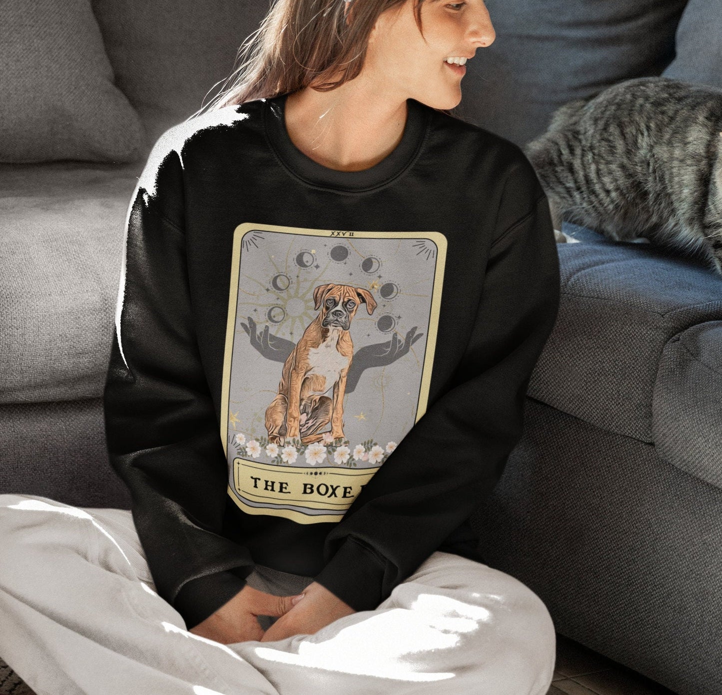 The Boxer Tarot Card Sweatshirt