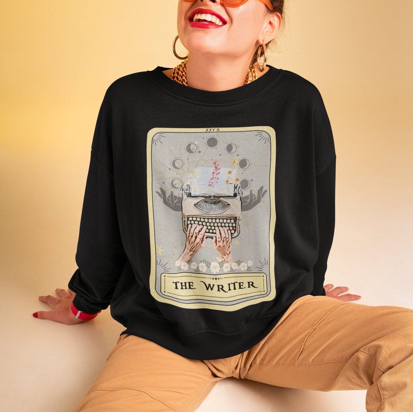 The Writer Tarot Card Sweatshirt