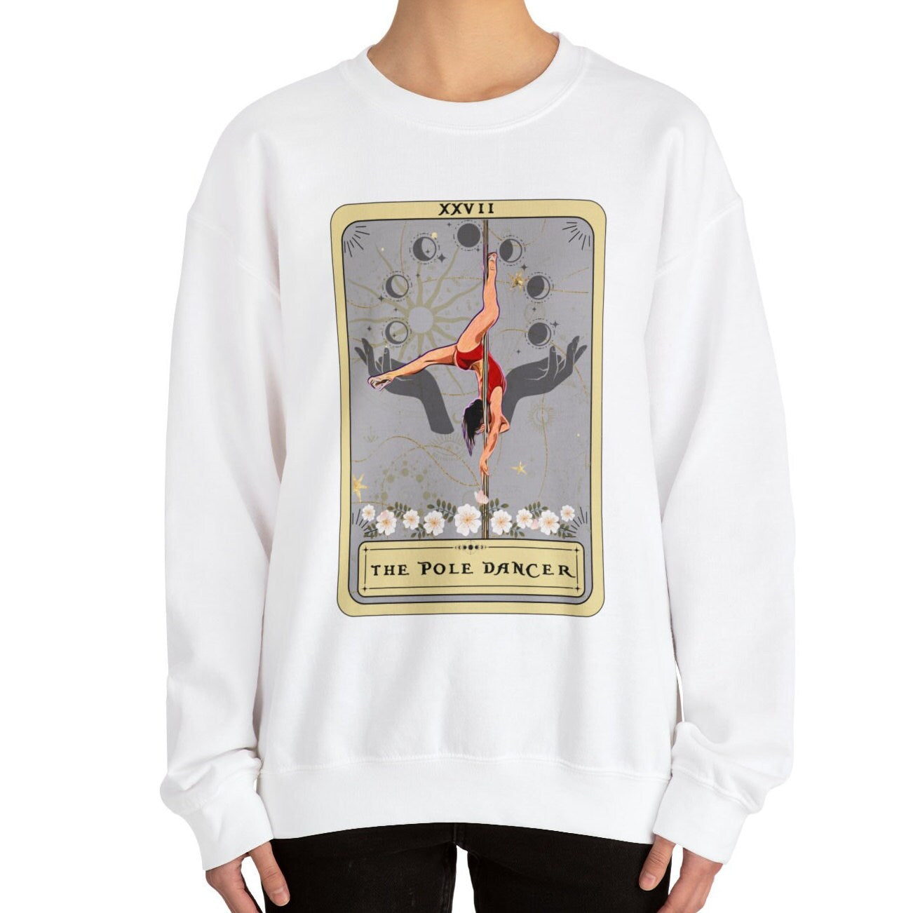 The Pole Dancer Tarot Sweatshirt, Pole Dancing