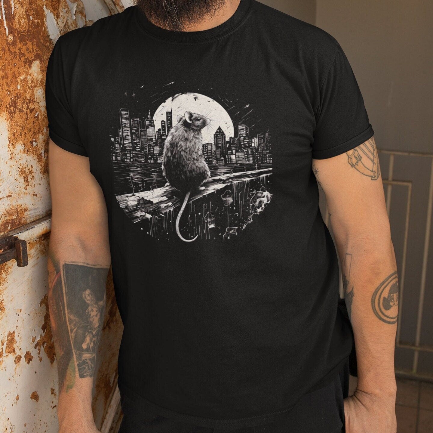 City Rat T-shirt Animal Lover