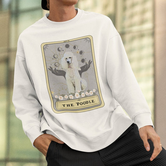 Poodle Tarot Card Sweatshirt Dog Lover