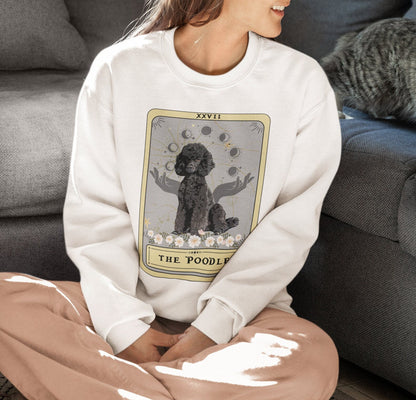 The Poodle Tarot Card Sweatshirt, Dog Lover