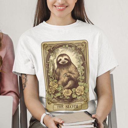 The Sloth Tarot Card Shirt, Animal Lover