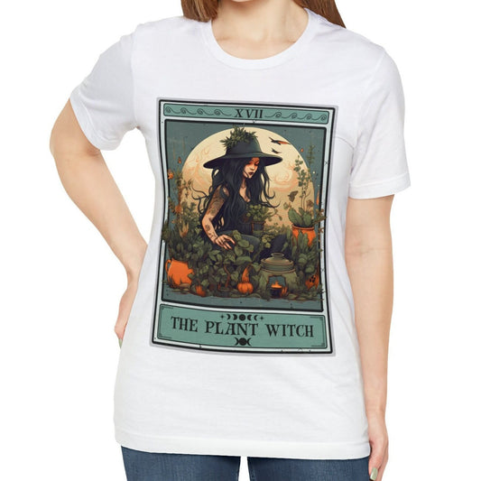 Plant Witch Tarot Card Shirt