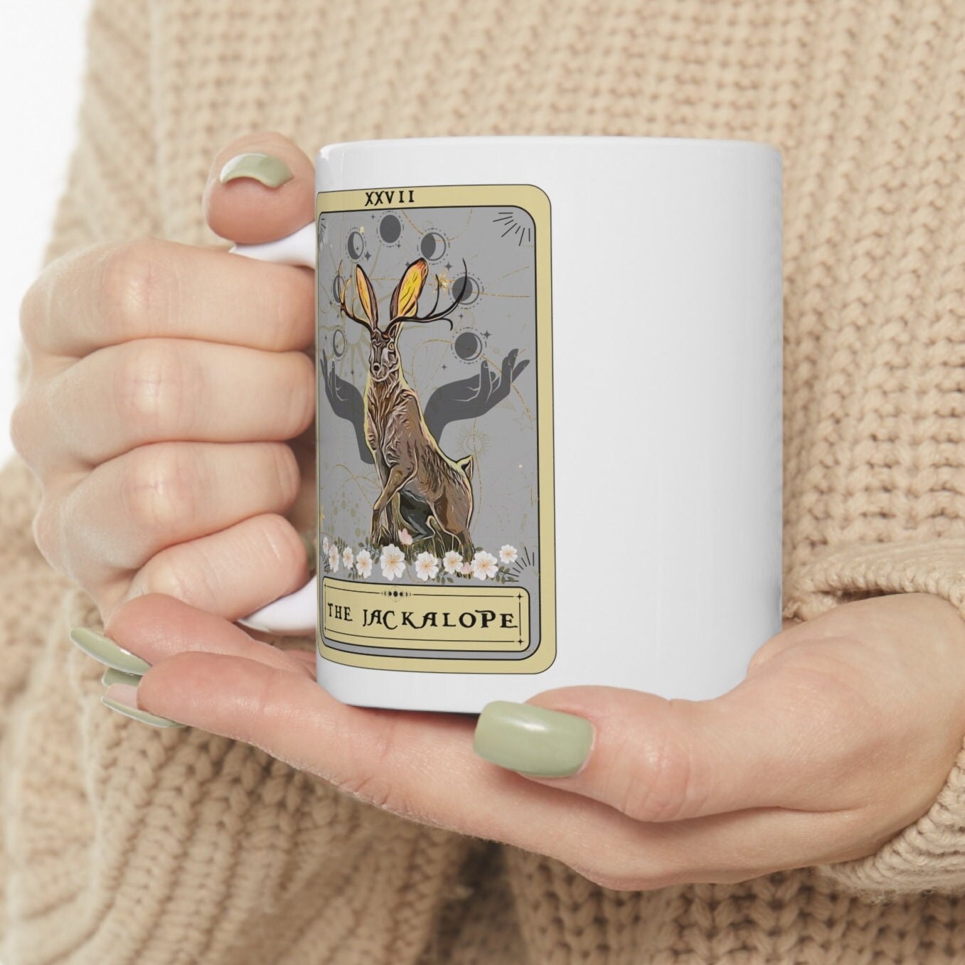 The Jackalope Tarot Card Mug