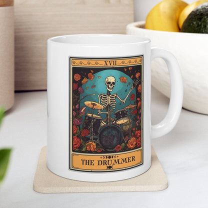 The Drummer Tarot Card Mug