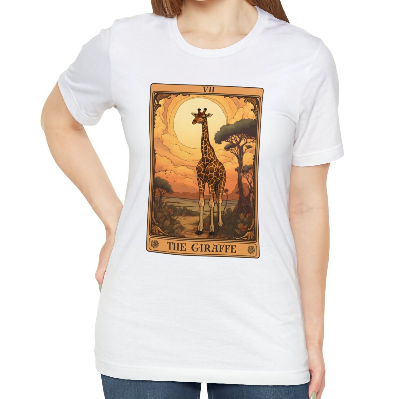 The Giraffe Tarot Card Shirt, Animal