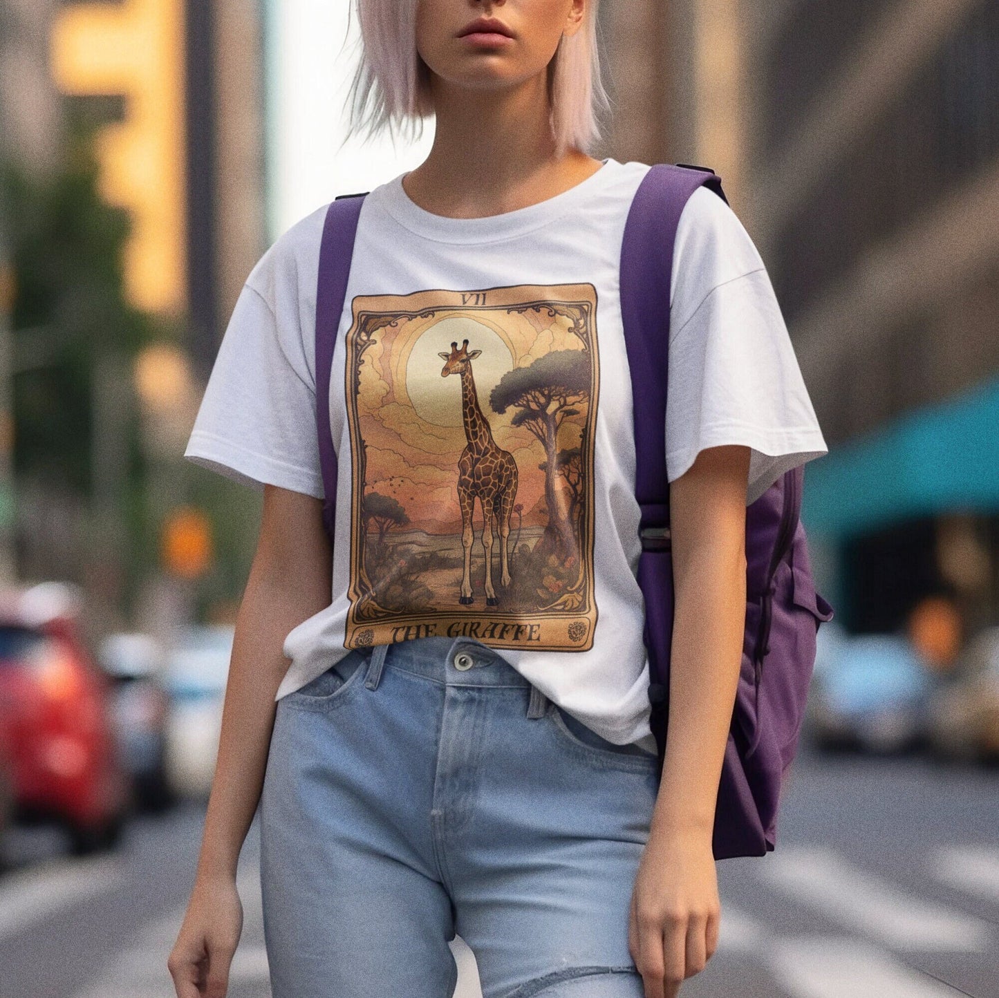 The Giraffe Tarot Card Shirt, Animal