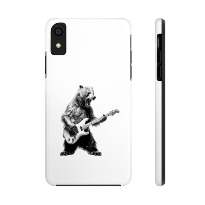 Bear Playing Bass Guitar iPhone Case