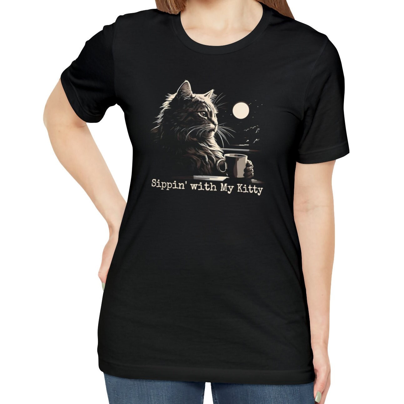 Cat Coffee T-Shirt