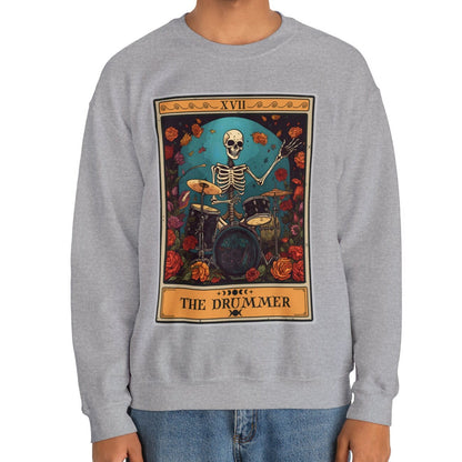 The Drummer Tarot Card Sweatshirt