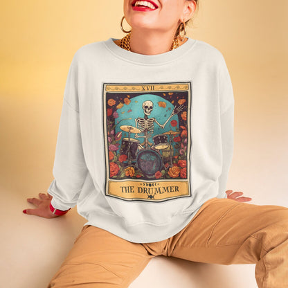 The Drummer Tarot Card Sweatshirt