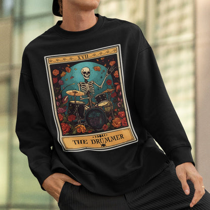 The Drummer Tarot Card Sweatshirt