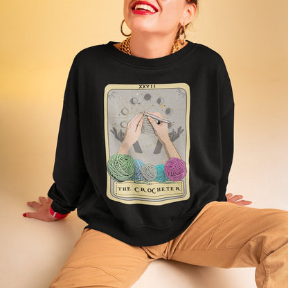 The Crocheter Tarot Card Sweatshirt