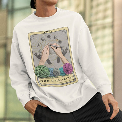 The Crocheter Tarot Card Sweatshirt