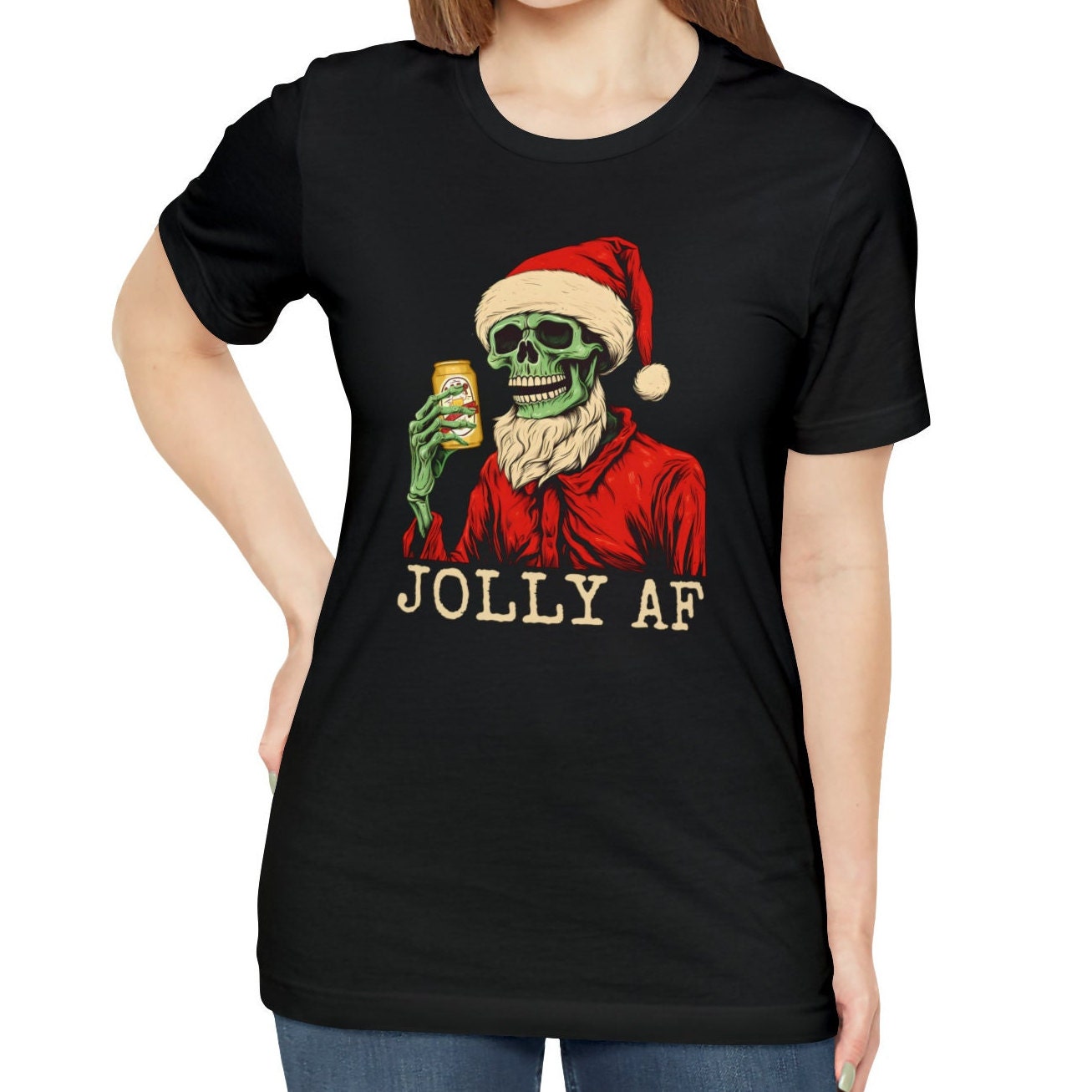 Beer Christmas Skeleton Shirt