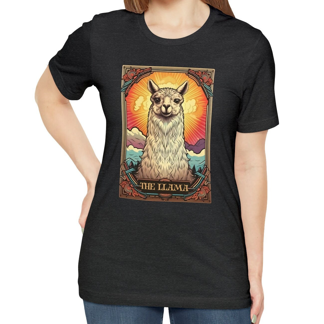 The LLama Tarot Card Shirt Animal Lover